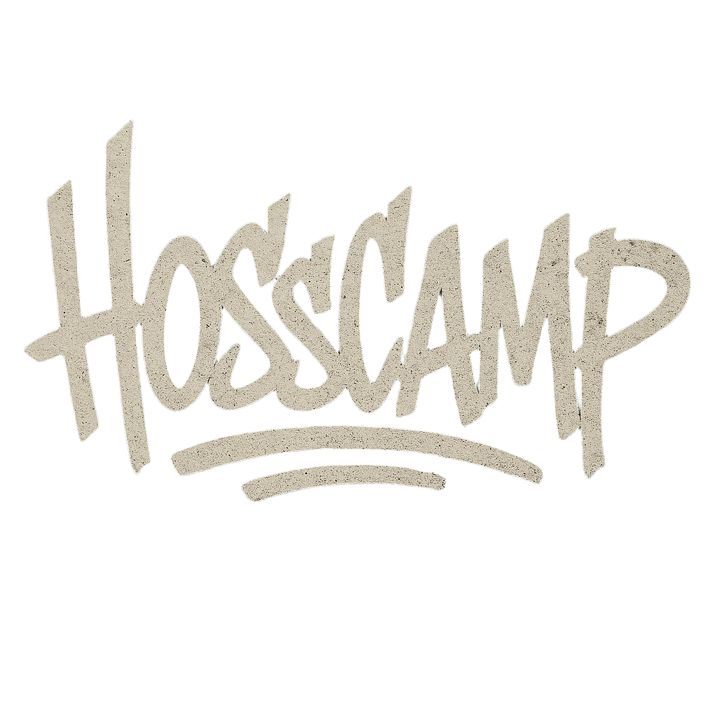 The original logo tee.
Bold. Black. Brushed in white.
You don’t wear this to fit in.
You wear it to say you came from the Camp.